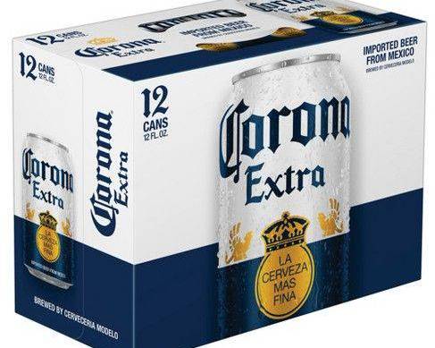 Order Corona, 12pk-12oz can beer (4.5% ABV) food online from Moby Liquor store, Los Angeles on bringmethat.com