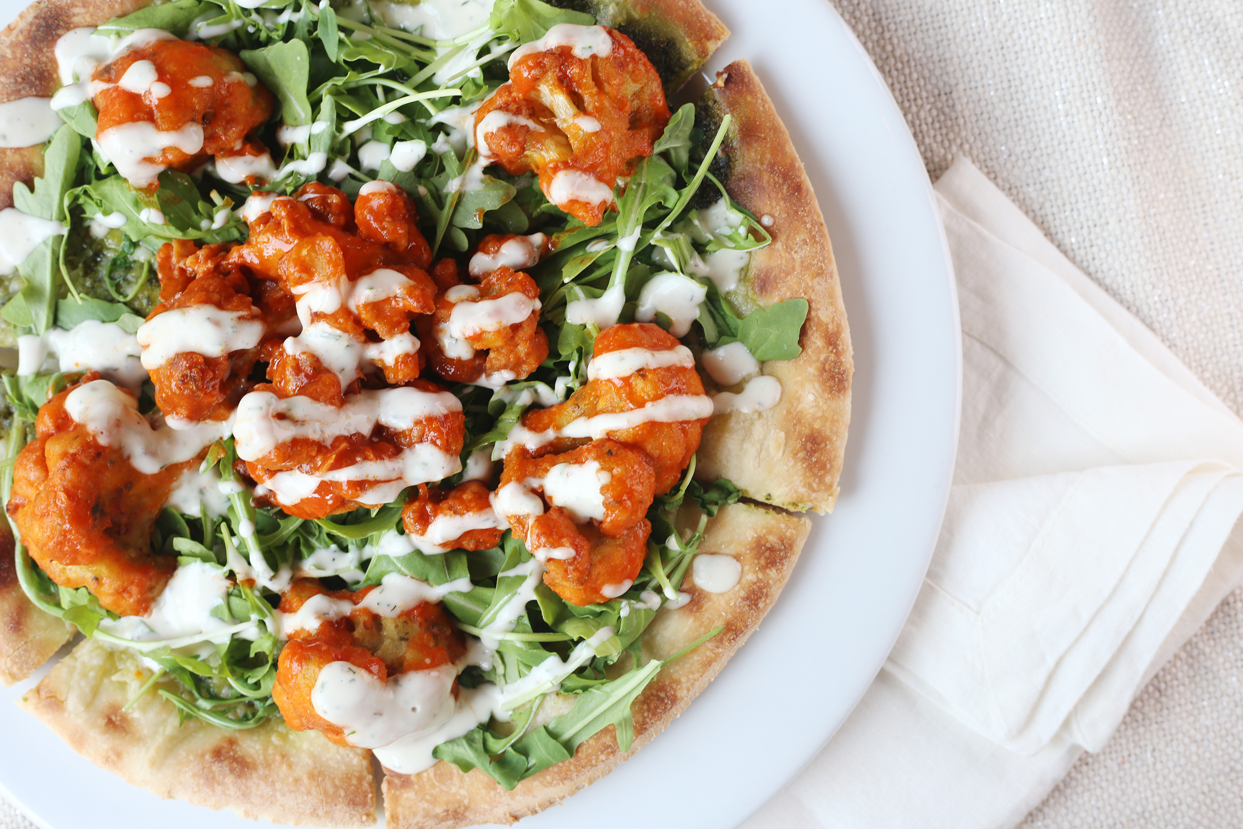 Order Buffalo Cauliflower Pizza food online from Sage Plant Based Bistro & Brewery store, Agoura Hills on bringmethat.com