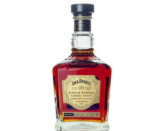 Order Jack Daniel's Single Barrel Barrel Proof 750 ML food online from Plaza Liquor store, Jurupa Valley on bringmethat.com