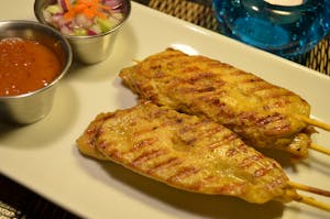 Order A9. Chicken Satay food online from Siam Terrace store, Urbana on bringmethat.com