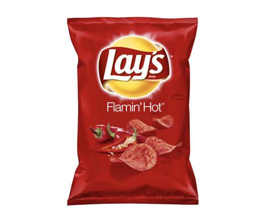 Order Lay's Potato Chips - Flamin' Hot Flavored (2.75 oz) food online from Loma Mini Market store, Long Beach on bringmethat.com