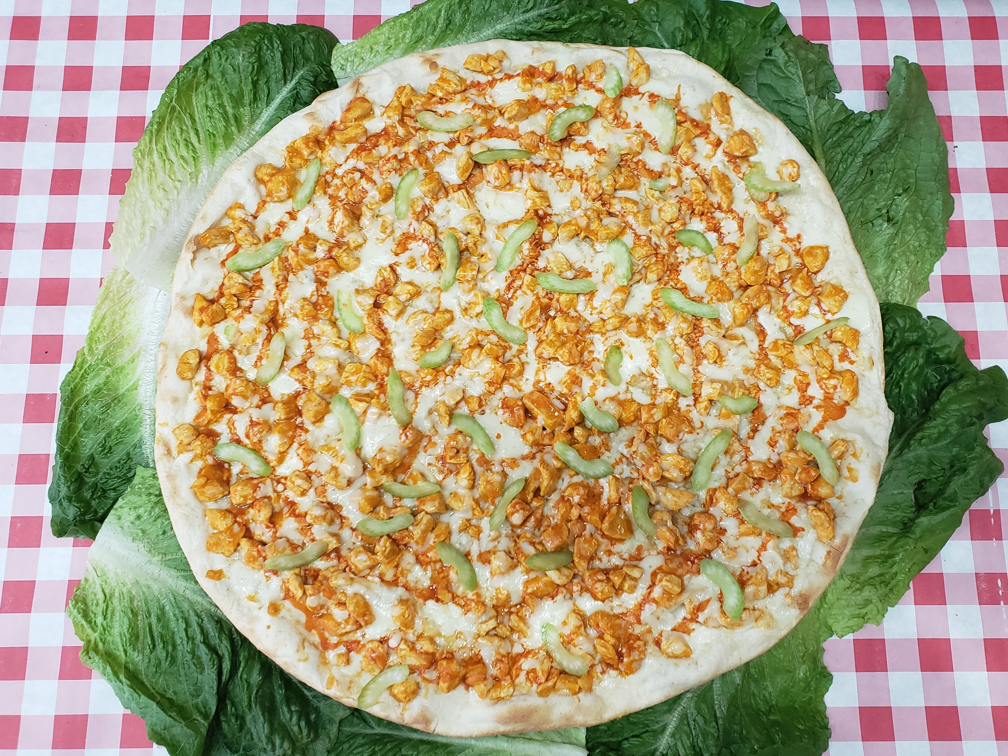 Order Buffalo Chicken Pizza food online from The Pizza Place store, Yonkers on bringmethat.com