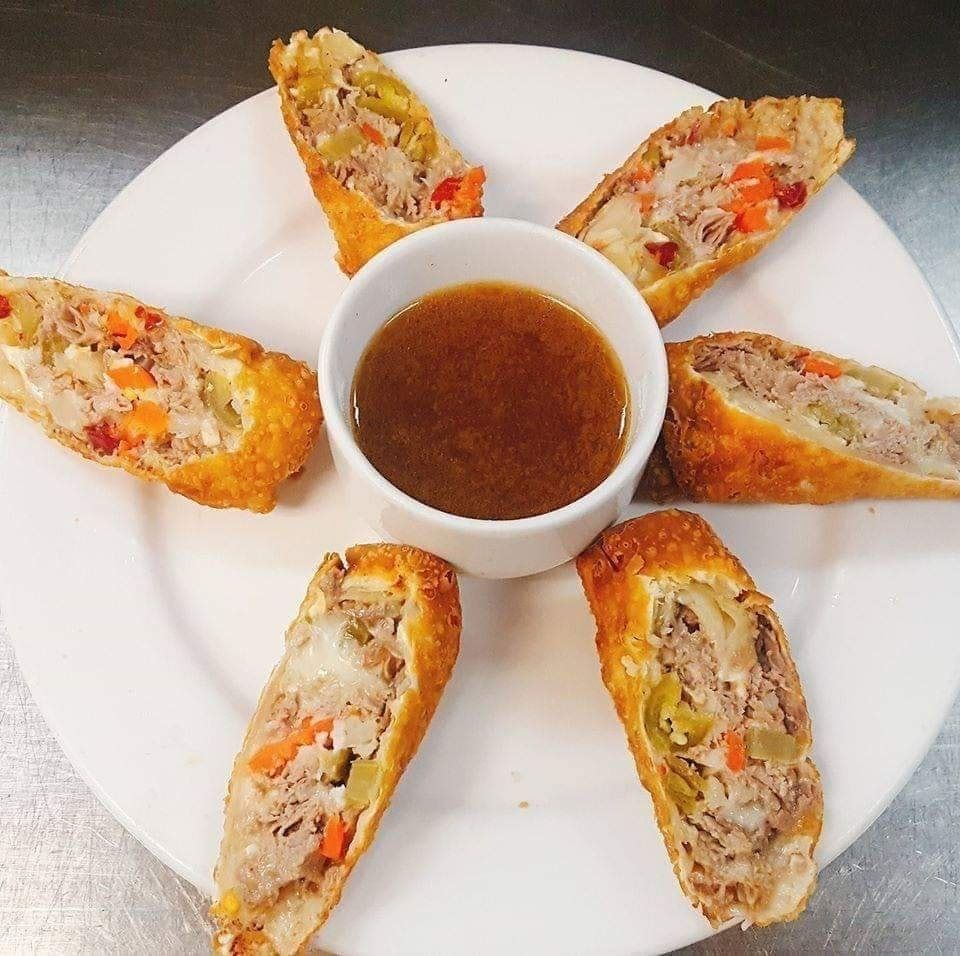 Order Italian Beef Egg Rolls Special food online from Anyway Pub store, Oakbrook Terrace on bringmethat.com