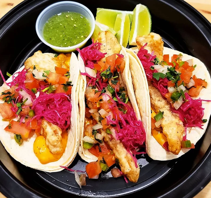 Order Fried Fish Tacos food online from Los Panchos store, New York on bringmethat.com