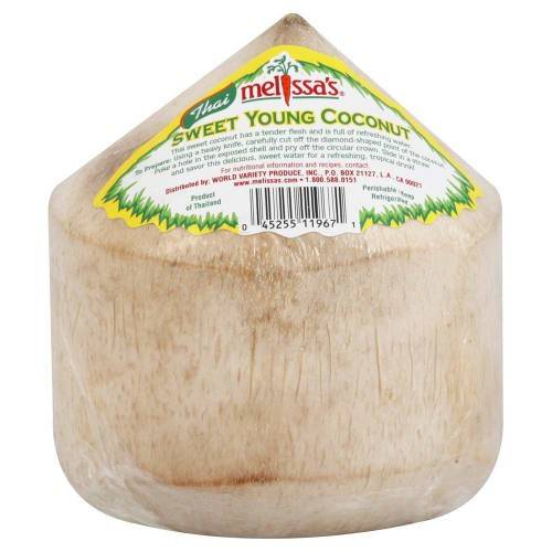 Order Melissa's · Thai Sweet Young Coconut (1 coconut) food online from Randalls store, Galveston on bringmethat.com