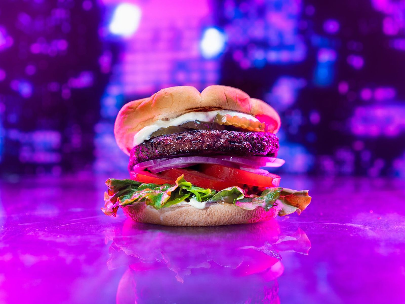 Order Impossible Vegan Burger food online from Nocturnal Eats store, Burbank on bringmethat.com