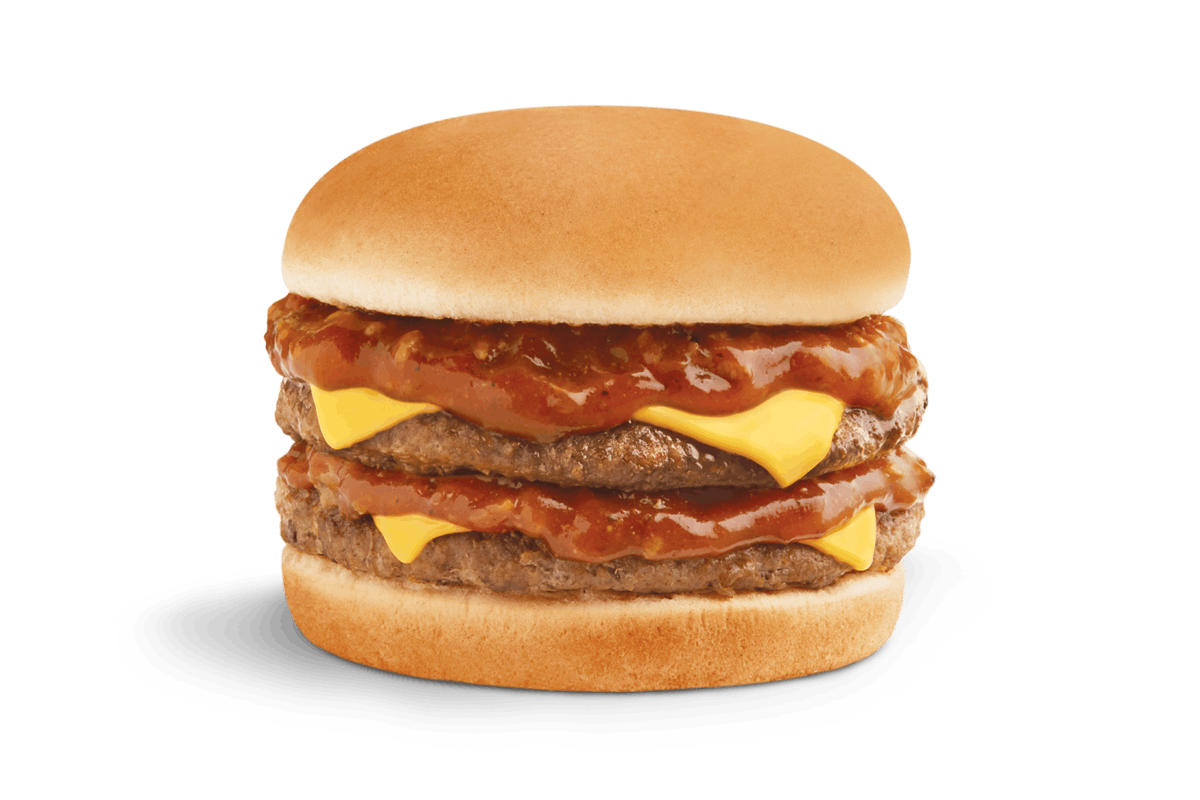 Order Double Chili Cheeseburger food online from Wienerschnitzel store, Norco on bringmethat.com