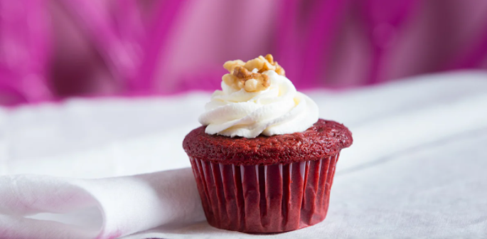 Order Red Velvet Cupcake food online from Cupcake And A Smile Bake Shoppe store, Houston on bringmethat.com