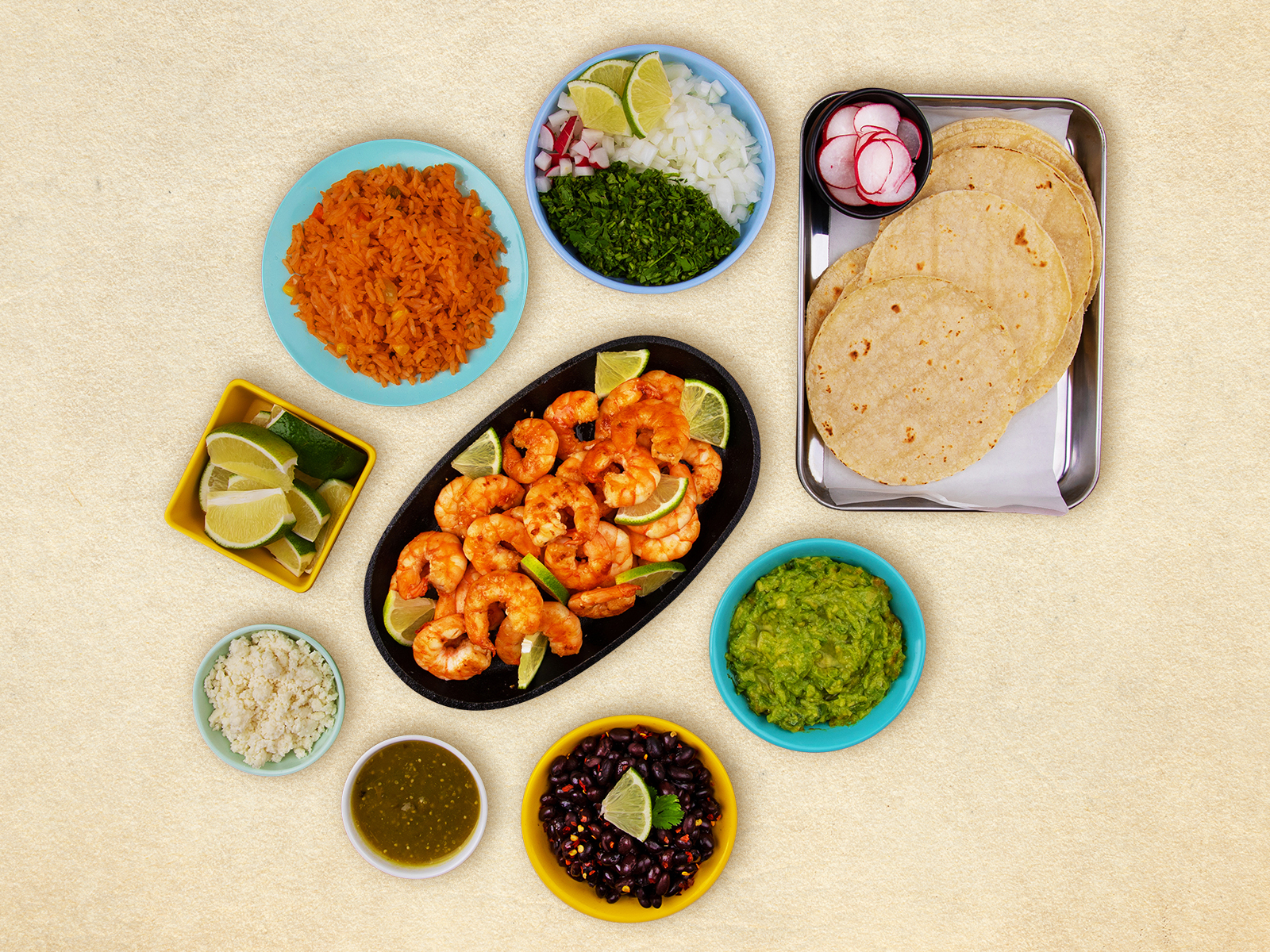 Order Grilled Shrimp Taco Kit food online from Taco Assembly store, Dallas on bringmethat.com