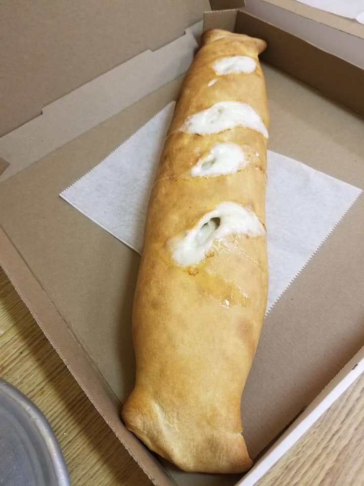 Order Steak Stromboli - Small food online from Sal Pizza store, Mt Holly on bringmethat.com
