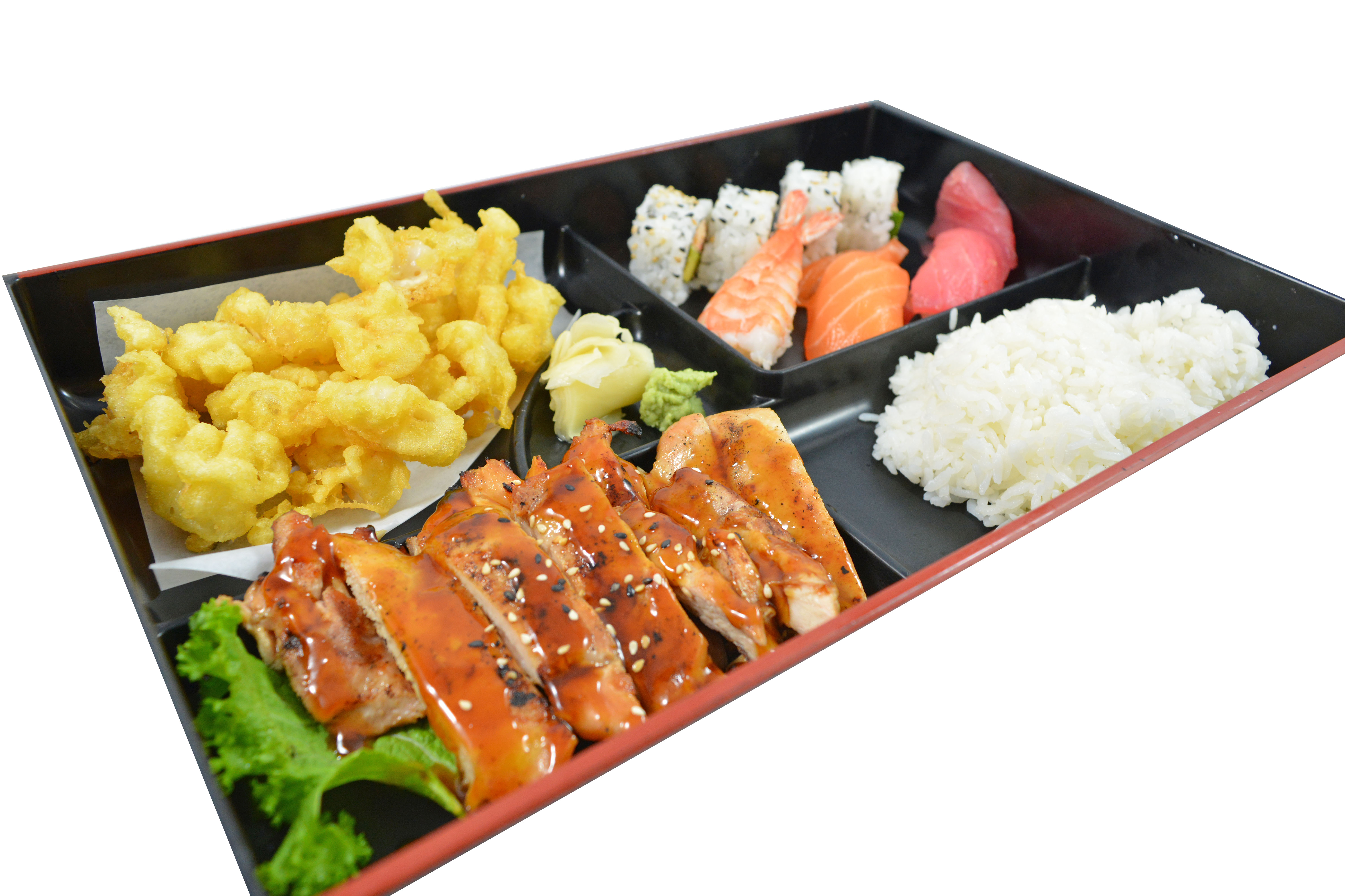 Order Bento Dinner Special Combination food online from Toyama Sushi store, Everett on bringmethat.com
