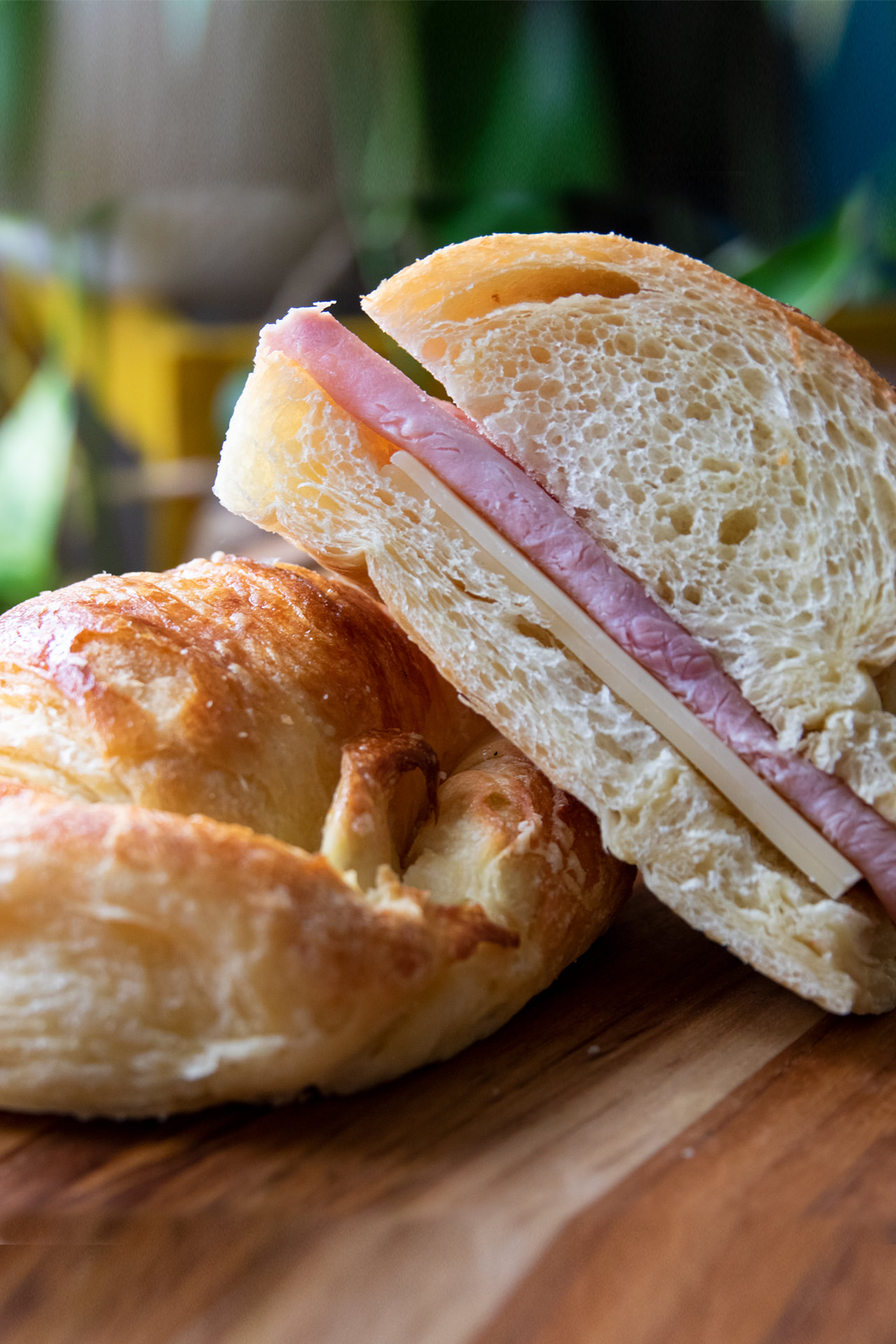 Order Cold Ham and Cheese Croissant food online from Rombiolo Bakery Cafe store, Bloomfield on bringmethat.com