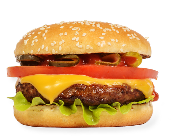 Order The Cheeseburger food online from The Burger Blade store, San Antonio on bringmethat.com