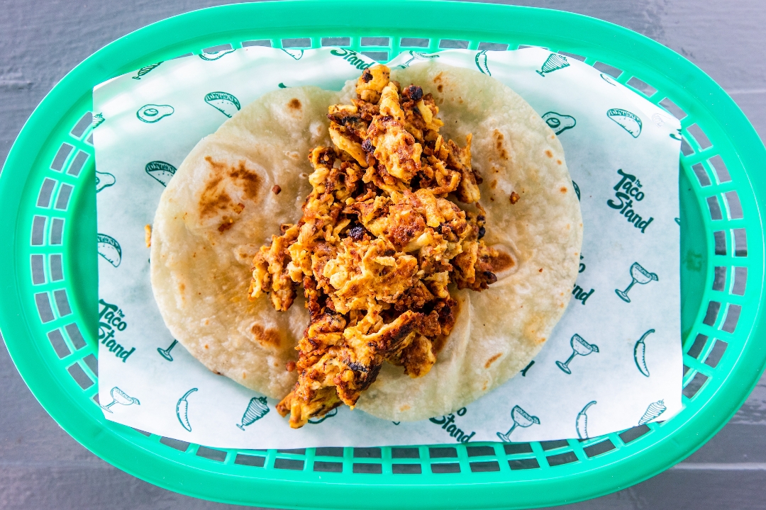 Order Chorizo & Egg food online from The Taco Stand store, Houston on bringmethat.com