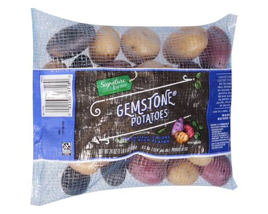 Order Signature Farms · Gemstone Potatoes (24 oz) food online from Shaw's store, Newburyport on bringmethat.com