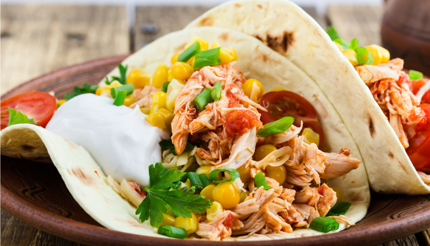 Order Chicken Shaw Taco food online from La Cantina Tacos & Wraps store, Columbus on bringmethat.com