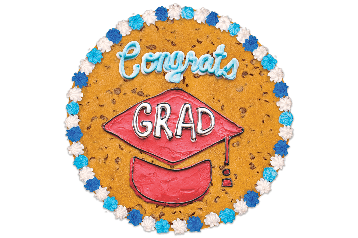 Order #671: Graduation Cap food online from Nestle Toll House Cafe store, Fort Worth on bringmethat.com