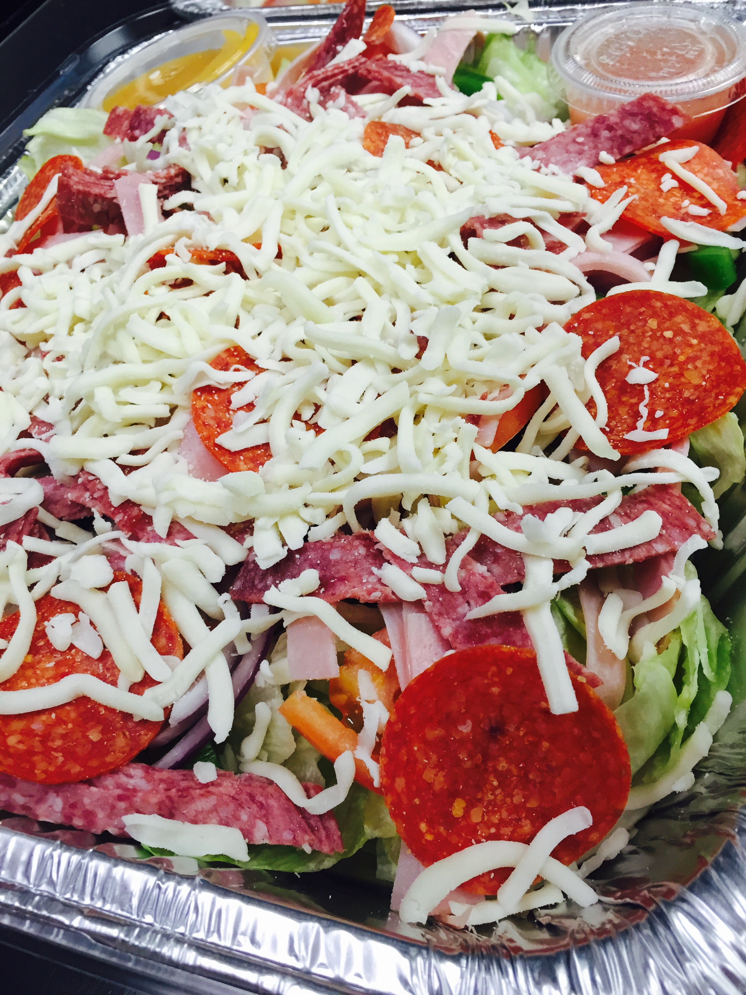 Order Antipasto Salad food online from Gusto Pizza store, Delmar on bringmethat.com