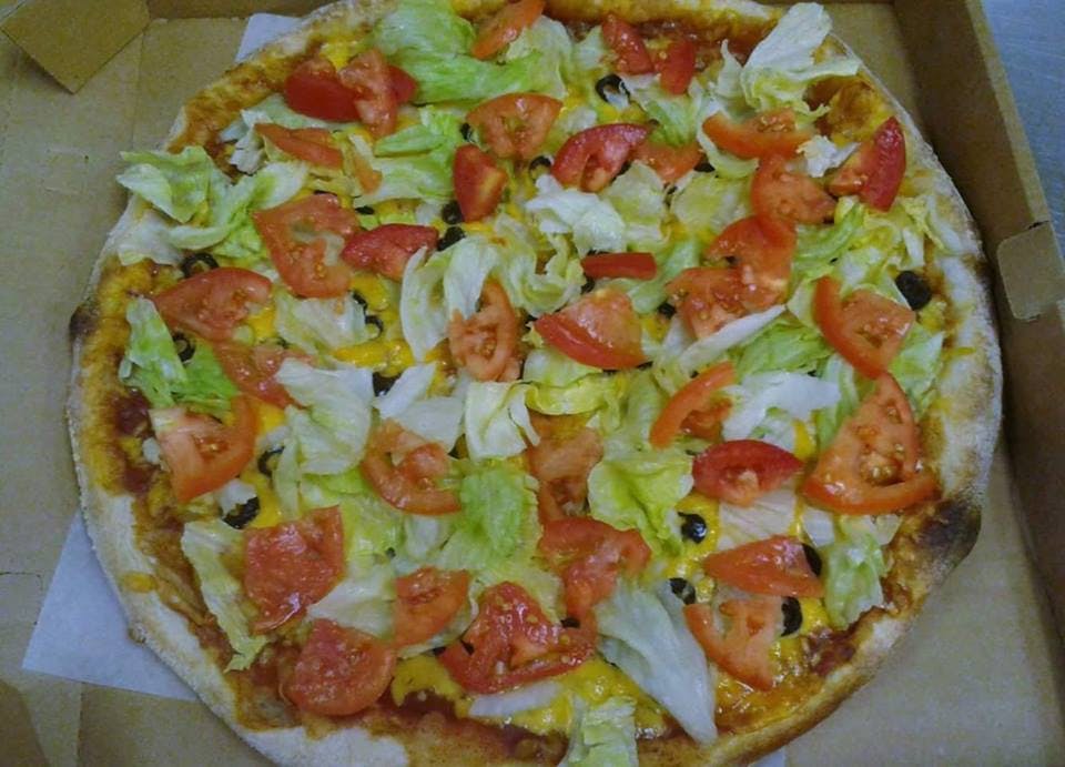 Order Taco Pizza - Small 10" (8 Slices) food online from Mingo Twist & Shake store, Eighty Four on bringmethat.com
