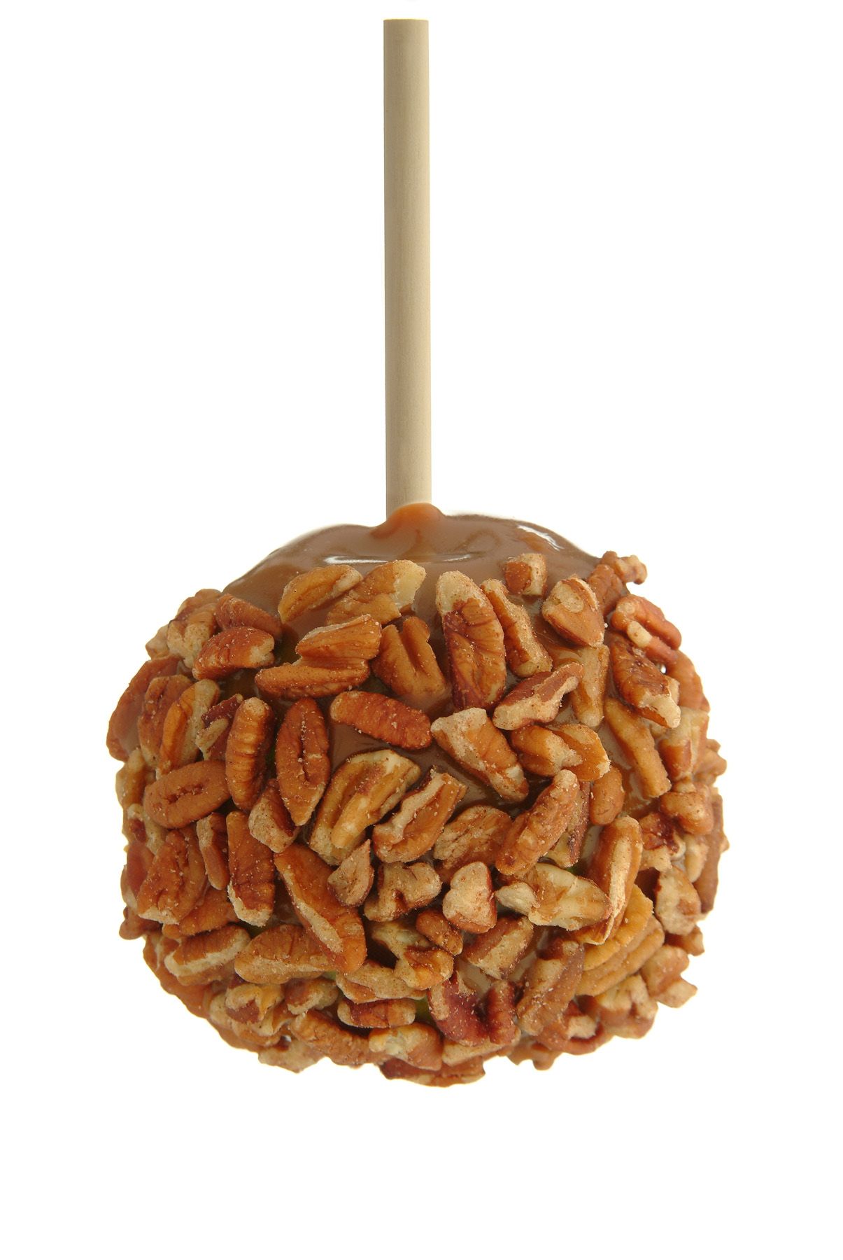 Order Caramel Apples - Nutty Favorites 4-Pack food online from Rocky Mountain Chocolate Factory store, Denver on bringmethat.com