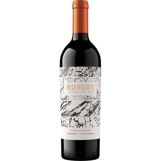 Order Sundry Vineyards Cabernet Sauvignon Paso Robles - 750ml food online from Total Wine & More store, Huntington Beach on bringmethat.com