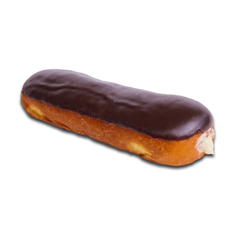 Order Chocolate Long John with Cream food online from Randy Donuts store, Downey on bringmethat.com