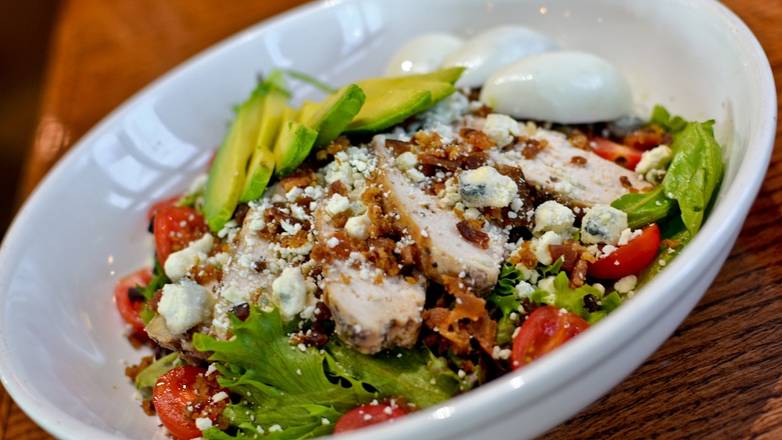 Order Cobb Salad (3PD) food online from Rockn Dough Pizza + Brewery store, Memphis on bringmethat.com