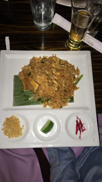 Order Pad Thai Noodle food online from Aja Asian Cuisine & Lounge store, New Brunswick on bringmethat.com