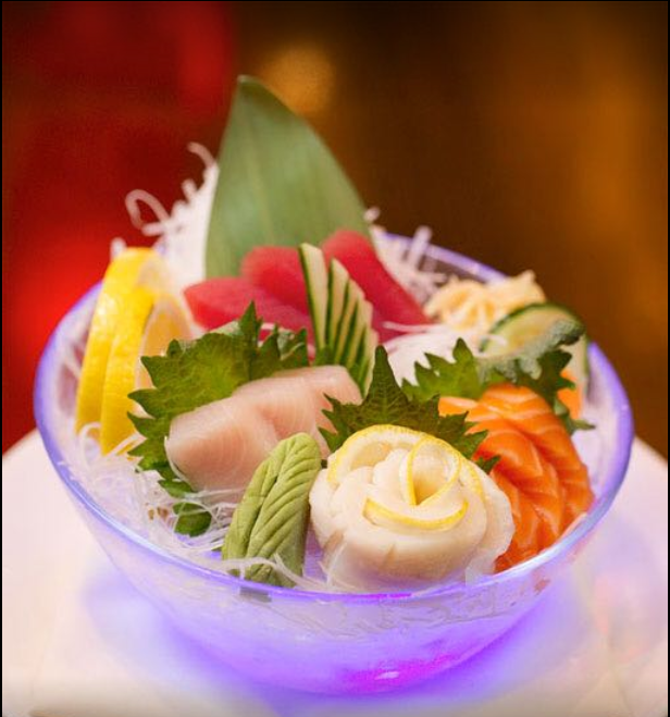 Order Sashimi Deluxe food online from Hibachi Express & Sushi store, Oklahoma City on bringmethat.com