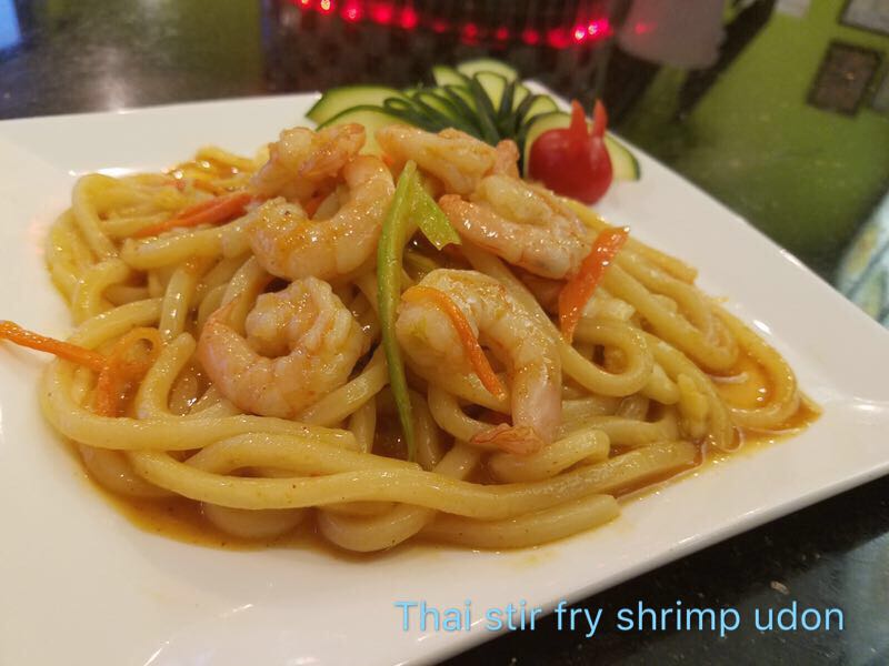 Order 145. Shrimp Pad Thai Dinner  food online from Shanghai Garden store, East Patchogue on bringmethat.com