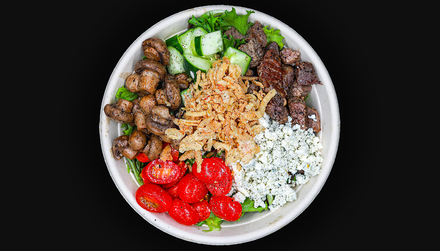 Order Black and Blue food online from Diced Gourmet Salads & Wraps store, cary on bringmethat.com