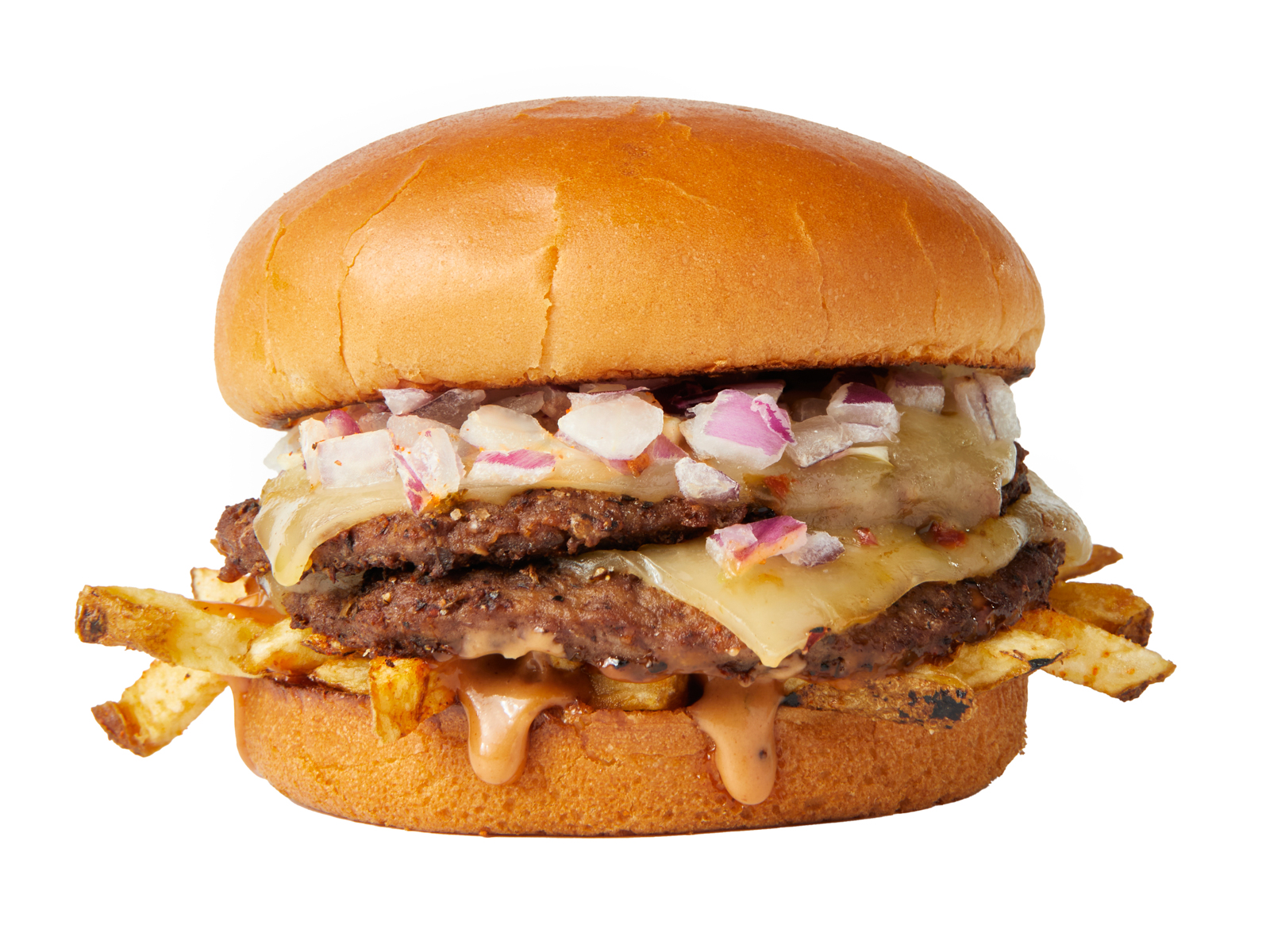 Order Southwest Bbq Burger Meal food online from Hello Bistro store, State College on bringmethat.com