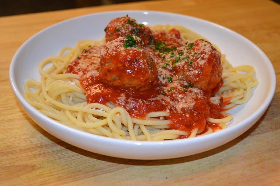 Order  Spaghetti with Meatballs food online from Pastorante store, Harrisburg on bringmethat.com