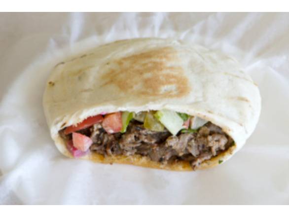Order Beef Shawarma Sandwich food online from Falafelji store, Lyons on bringmethat.com