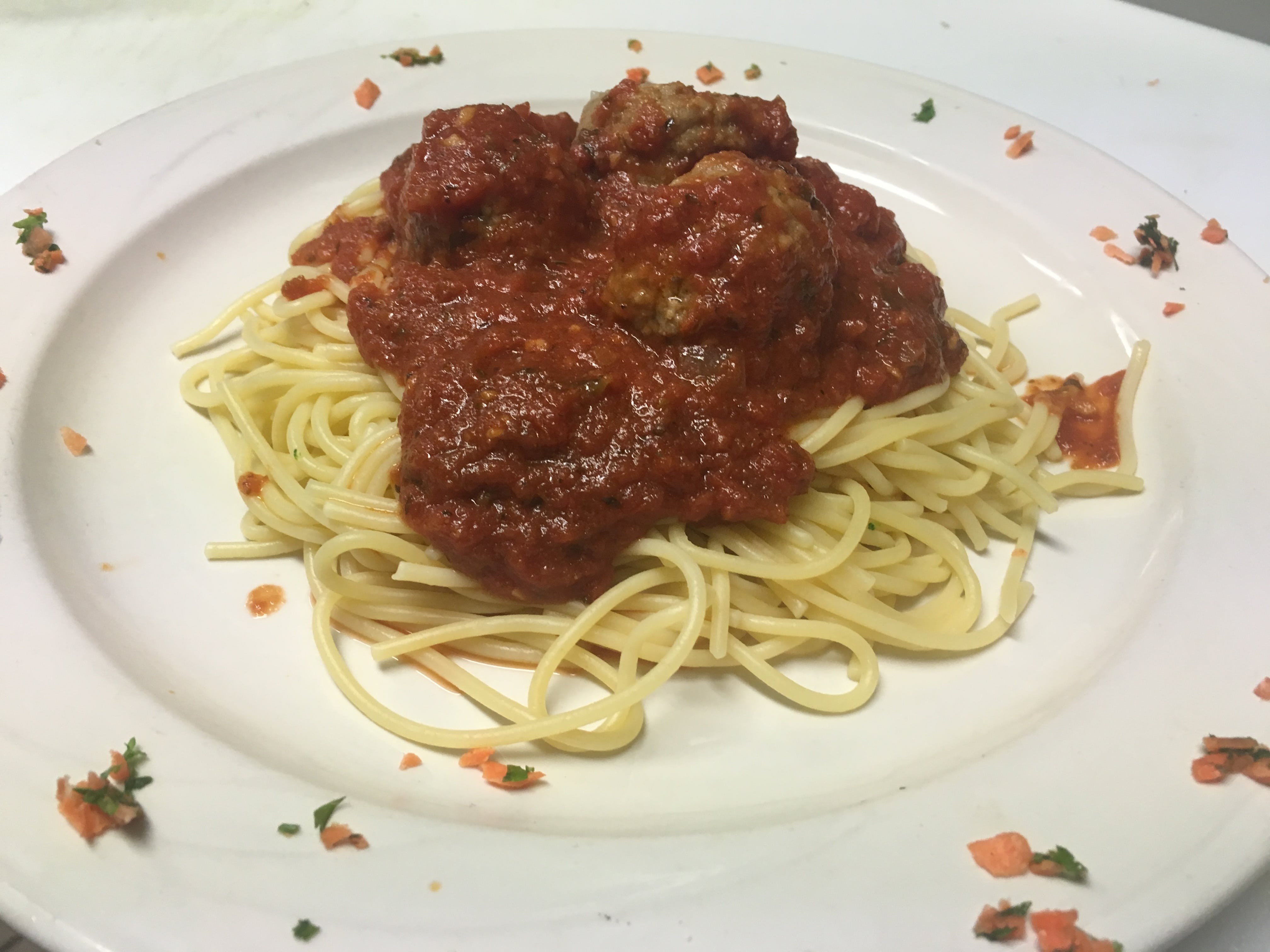 Order Spaghetti with Meatballs - Pasta food online from Italian Cravings store, San Clemente on bringmethat.com
