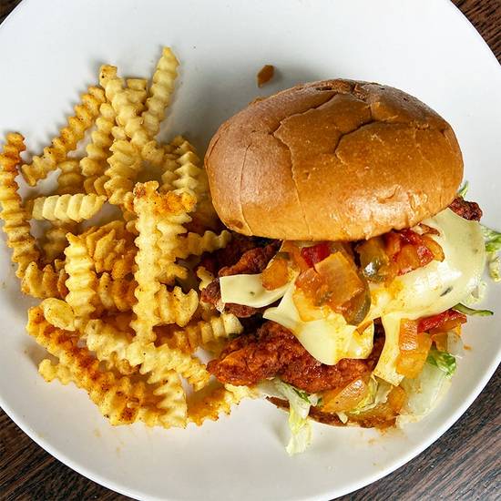 Order Spicy Chicken Sandwich food online from Granite City Food & Brewery store, Sioux falls on bringmethat.com