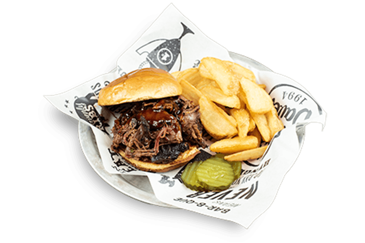 Order BBQ Beef Sandwich food online from Famous Dave store, Forest Lake on bringmethat.com