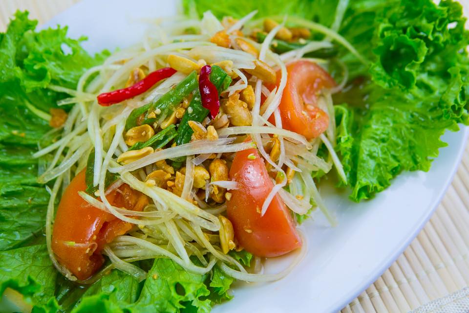 Order Papaya Salad food online from Thai Casa Restaurant store, Montebello on bringmethat.com