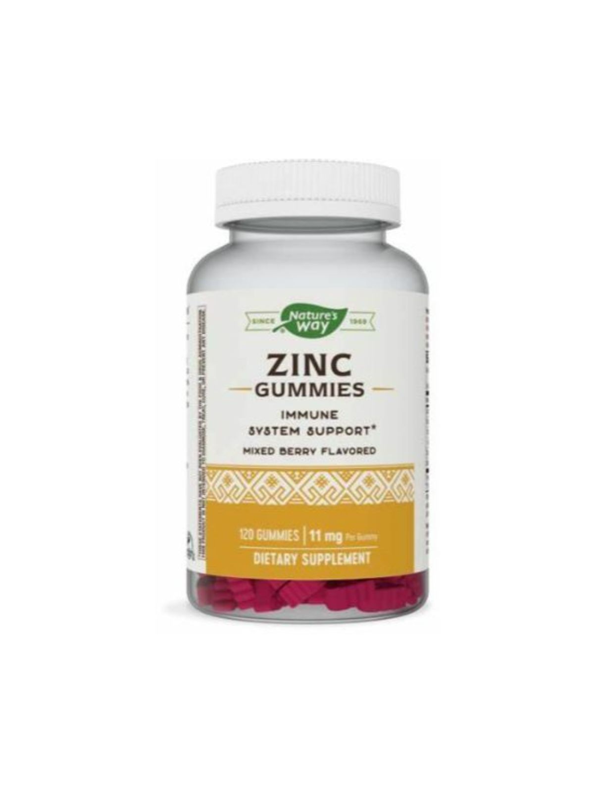 Order Natures Way Zinc Gummy (120 count) food online from Stock-Up Mart store, Minneapolis on bringmethat.com
