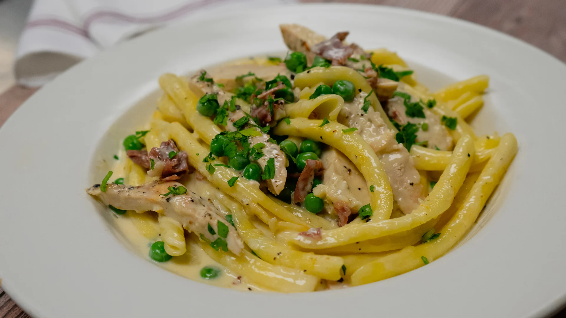 Order Strozzapreti-Chicken food online from Farro Italian Restaurant store, Centennial on bringmethat.com