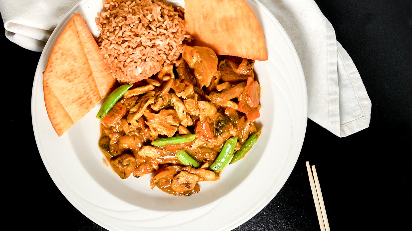 Order Thai Yellow Curry food online from Bamboo Bistro Westgate store, Austin on bringmethat.com