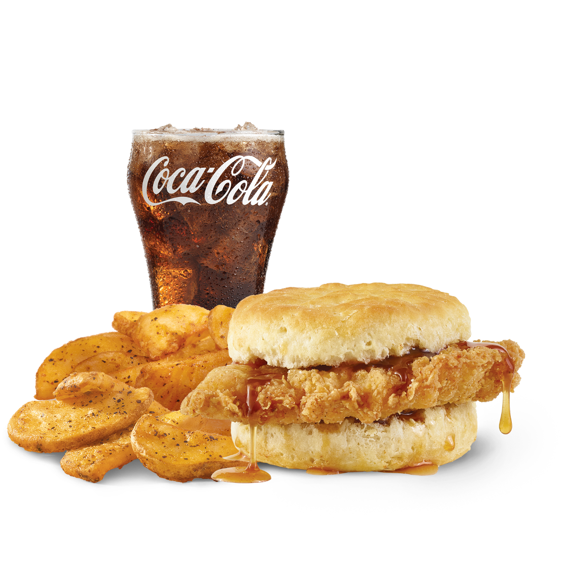 Order Hot Honey Biscuit Combo food online from Wendy store, San Diego on bringmethat.com