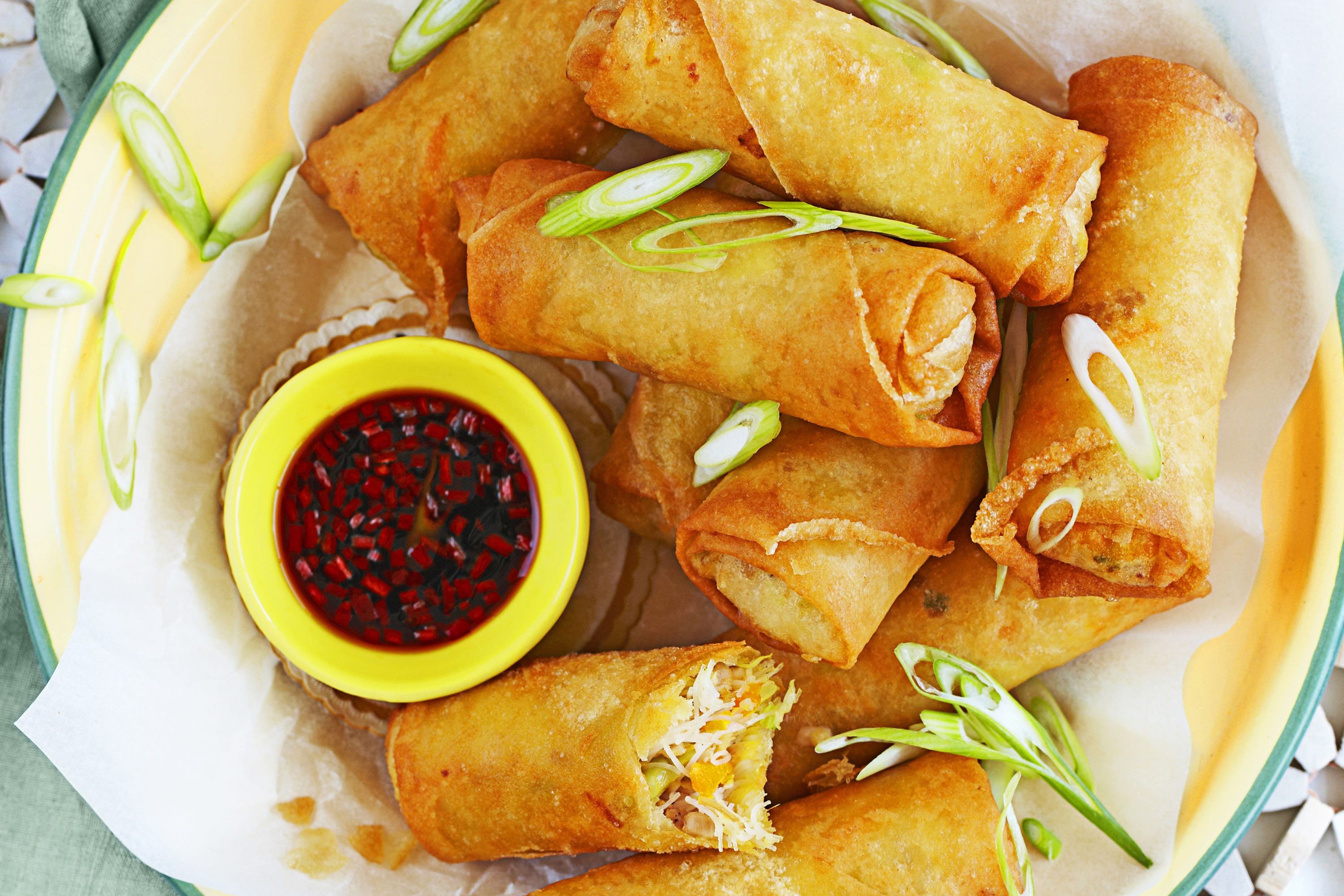 Order Chicken Spring Roll food online from Aroma Indian Kitchen store, Columbus on bringmethat.com