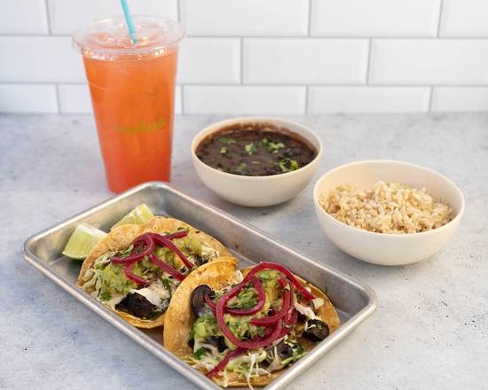 Order 2 Taco Combo food online from Veggie Grill store, Seattle on bringmethat.com