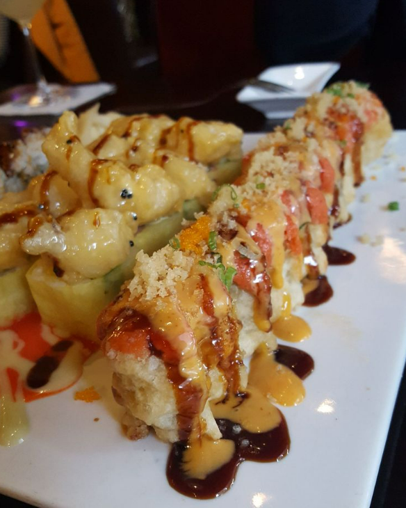 Order King Crab Crunch Roll food online from W Tao Sushi/Wasabi Tao store, Des Moines on bringmethat.com