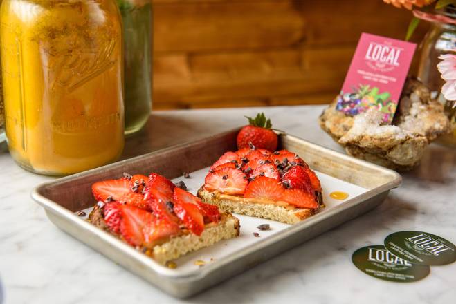 Order Peanut Berry Toast food online from The Local Juicery + Kitchen store, Chattanooga on bringmethat.com