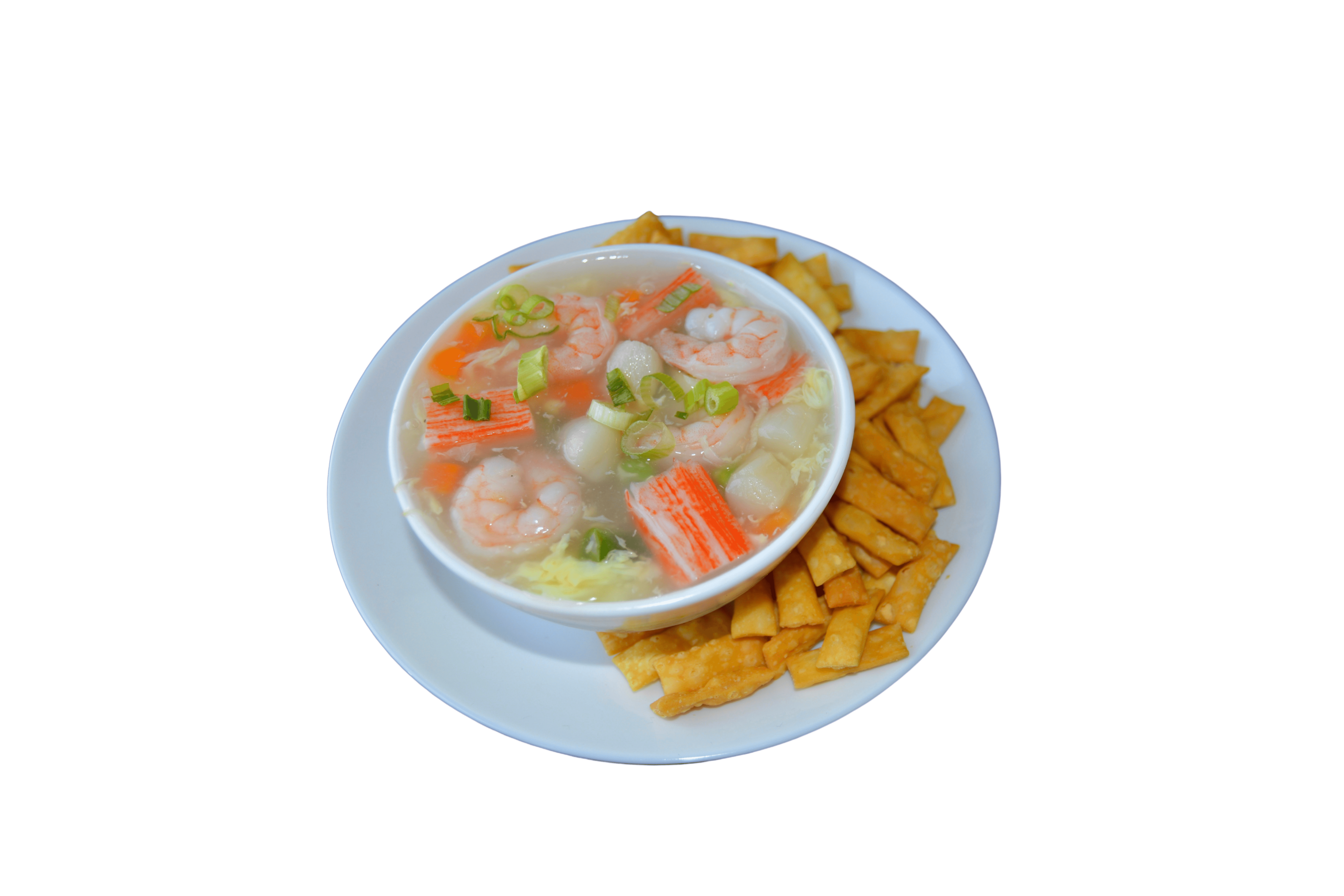 Order Seafood & Vegetables Soup food online from Halal China Kitchen Plus store, Jamaica on bringmethat.com