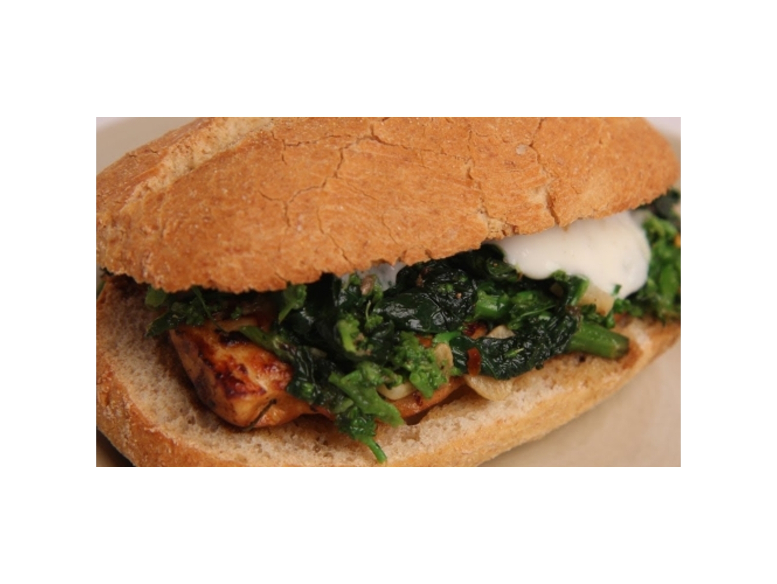 Order Grilled Chicken and Broccoli Rabe Hero food online from Previti Pizza store, New York on bringmethat.com