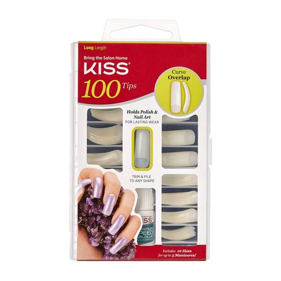 Order KISS 100 Count Nails, Curve Overlap food online from CVS store, INGLEWOOD on bringmethat.com