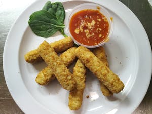 Order Mozzarella Cheese Sticks food online from Ny Pizza Pasta store, Bedford on bringmethat.com